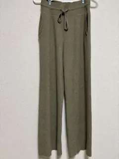 UNIQLOリブニットパンツL