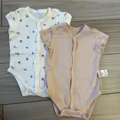 アカチャンホンポ 半袖ボディスーツ 2枚セット