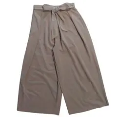 レディース フレアガウチョパンツ ワイドパンツ Mサイズ