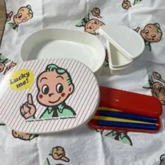 オサムグッズ ミスタードーナツ ランチボックス お弁当箱 カトラリーセットのサムネイル