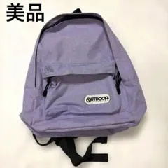 【美品】OUTDOOR 紫色 パープル　バックパックのサムネイル