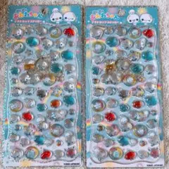あわわちゃん プチドロップステッカー 2点セット