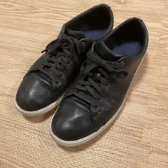 コールハーン レザースニーカー グランドゼロ 黒 25.5cm