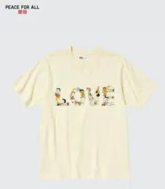 UNIQLOユニクロ PEACE FOR ALL TシャツピーナッツスヌーピーM