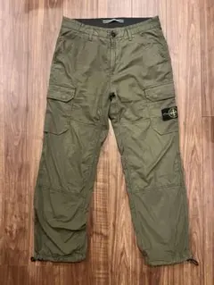 STONE ISLAND カーゴパンツ オリーブグリーン - メルカリ