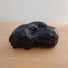 神居古潭石 茄子紺 梨地 天然石 流線型 水石 黒色 神居古潭石 茄子紺 梨地 天然石 流線型 水石 黒色 - メルカリ