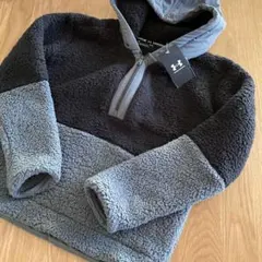 新品タグ付き　アンダーアーマー　ボアフリース　ジャケット　ブラック　グレー