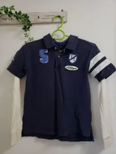 120 TOMMY HILFIGER ポロシャツ重ね着風