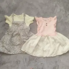女の子　ワンピースセットのサムネイル
