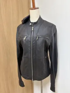 Dsquared2レザージャケット本革ディースクエアード羊革ラムレザー定価40万