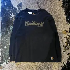 Carhartt logo print thermal shirt