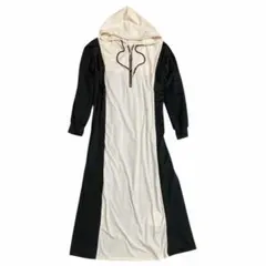 クラシック ファッション コレクション パーカー ロングワンピース