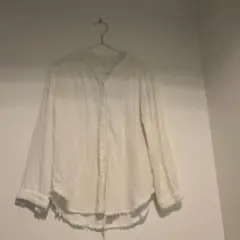 ZARA ホワイト カーディガン 140cmのサムネイル