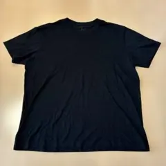 無印ブラック Tシャツ XXL黒半袖クルーネック