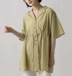アパートバイローリーズ ペプラムシャツ チュニック 春夏 美品のサムネイル