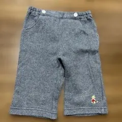 ファミリア　ストライプ パンツ クマ刺繍