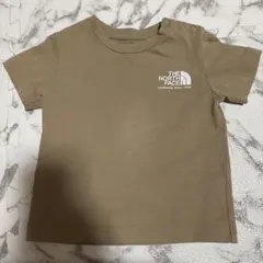 THE NORTH FACE ベージュ Tシャツ 肩ボタン付き