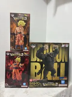 一番くじ ドラゴンボール B賞、D賞、ラストワン賞フィギュアセット