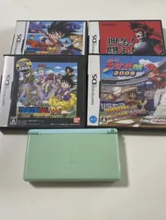 DS lite ミントグリーン 本体とソフト4本セット