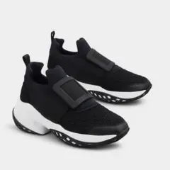 ROGER VIVIER ヴィヴ ラン ファブリック スニーカー ブラック 37のサムネイル