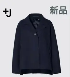 【試着のみ】UNIQLO＊ダブルフェイスシャツジャケット