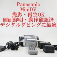 パナソニックNV-GS150 動作確認済 MiniDVビデオ デジタルダビングに