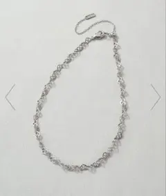 GOLDY リンクチェーンネックレスハート ライン タトゥー チョーカー