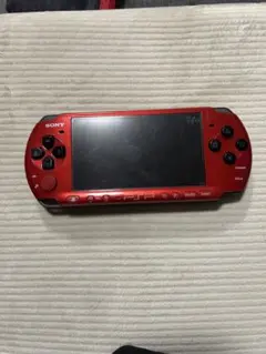 SONY PSP レッド 本体とケースセット