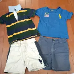 ラルフローレン　ポロシャツ・Tシャツ・ショートパンツ4点セット