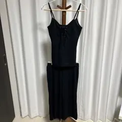 EGOIST ブラック レースアップセットアップ　美品