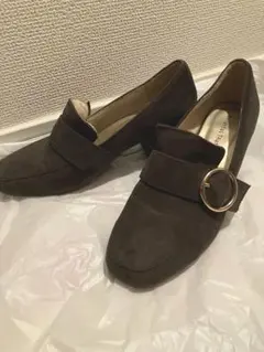 【ORiental TRaffic】カーキベルトヒールパンプス