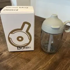 KINTO ストローマグ☆BONBO 260ml ブルーグレーのサムネイル