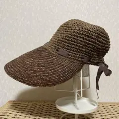 麦わら帽子 サンバイザー キャップ