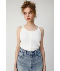 moussy BUTTON UP RIB TANK タンクトップのサムネイル