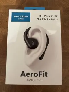 soundcore AeroFit ワイヤレスイヤホン　ブラック