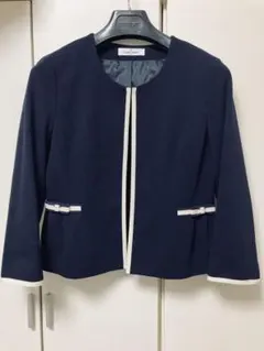 ★美品★ お上品なギャラリービスコンティ ノーカラージャケット　格安で！