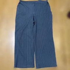 H&M ストライプ スラックス パンツ Lサイズ