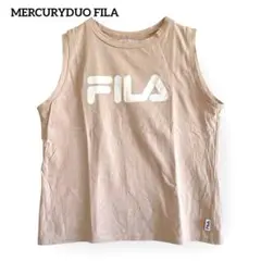 MERCURYDUO FILAコラボTシャツ【F】ノースリーブ ビッグロゴ