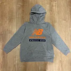 new balance フード付きパーカー 140 グレー