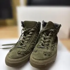 JIMMY CHOO オリーブグリーン ハイカットスニーカー サイズ41