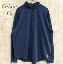 Carhartt☆カーハート　ワンポイントロゴ　ハーフジップ　スウェット　XXL