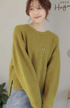 フワフワHug meクルーネックプルオーバー