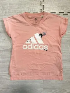adidas ピンク 女の子 Tシャツ 130 アディダス