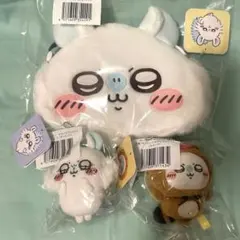 【新品未使用】ちいかわくじ モモンガ ３点セット★