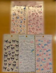 ふわふわ サンリオキャラクターズしーる