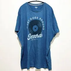 OLD NAVY 【2XL】 レコード柄 グラフィックTシャツ 輸入古着