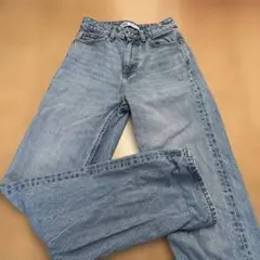 ZARA ストレートデニム ライトブルー EUR 32