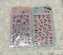 ぷくぷくシール ディズニー プリンセス ミッキー ミニー ぷっくり シール