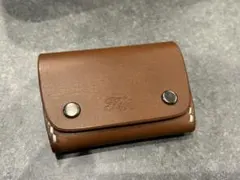 ショートトラッカーウォレット　合金クロスボールコンチョカスタム　ブルガロ　※即納 ショートトラッカーウォレット 合金クロスボールコンチョ