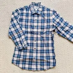 ⭐️新品未使用⭐️Amazon Essentials 長袖チェックシャツ XSサイズ